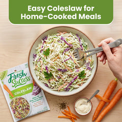 Concord Foods prepared coleslaw in bowl ready to serve at gatherings
