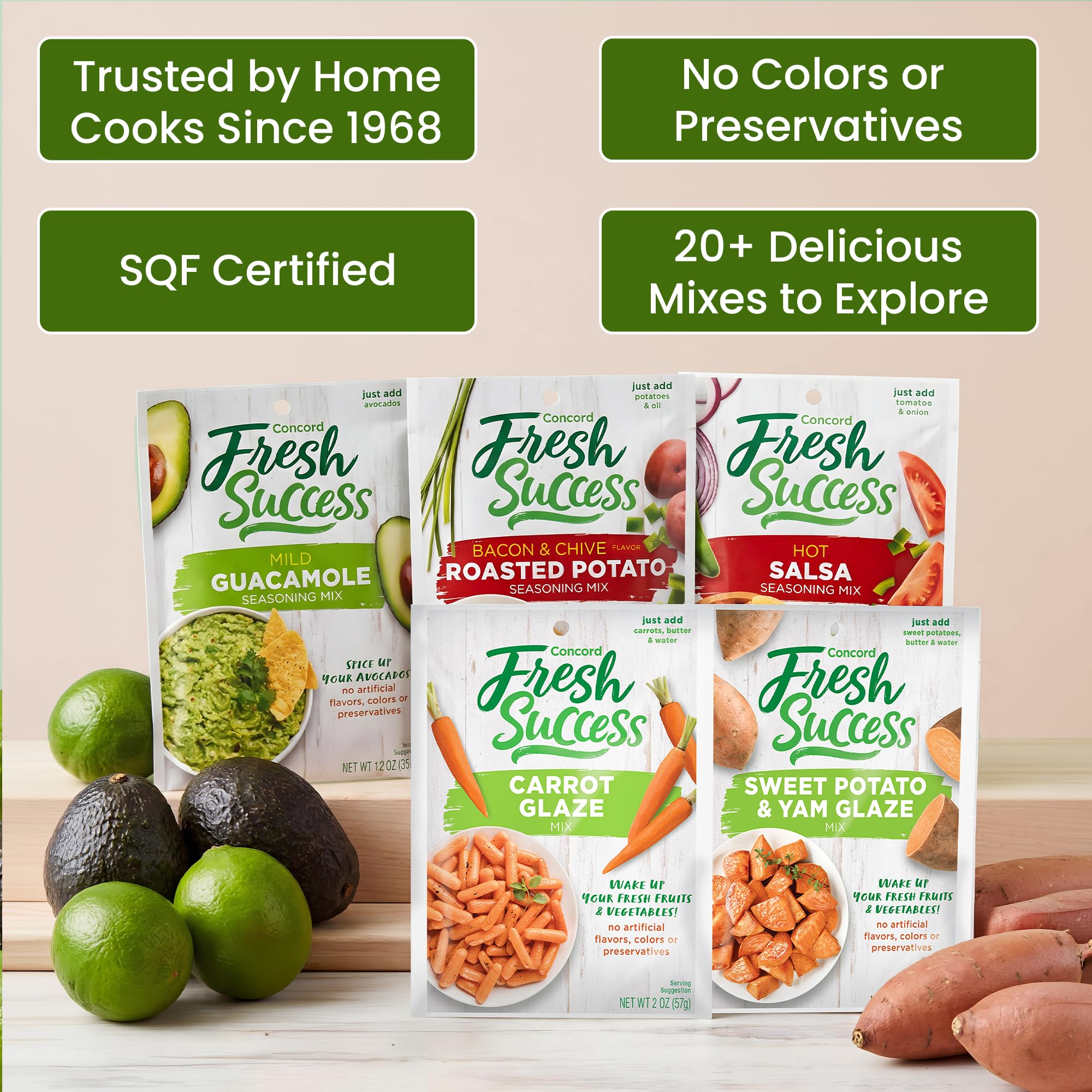 Concord Foods in kitchen scene showing quick weeknight meal boost