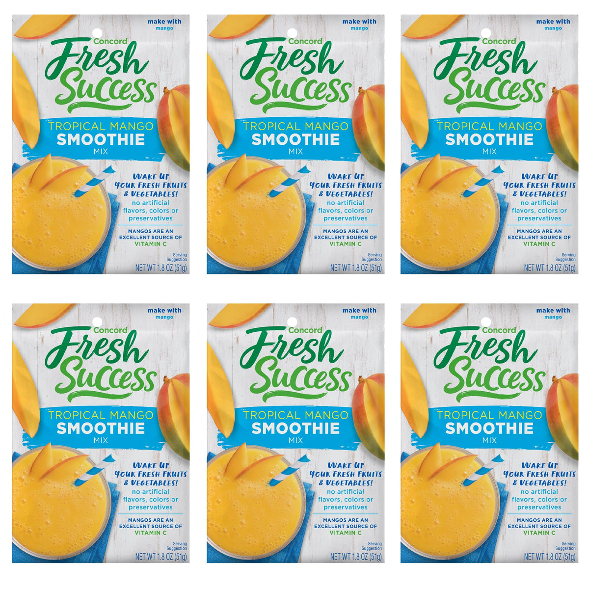 Concord Foods front packaging showing product and clean ingredient appeal