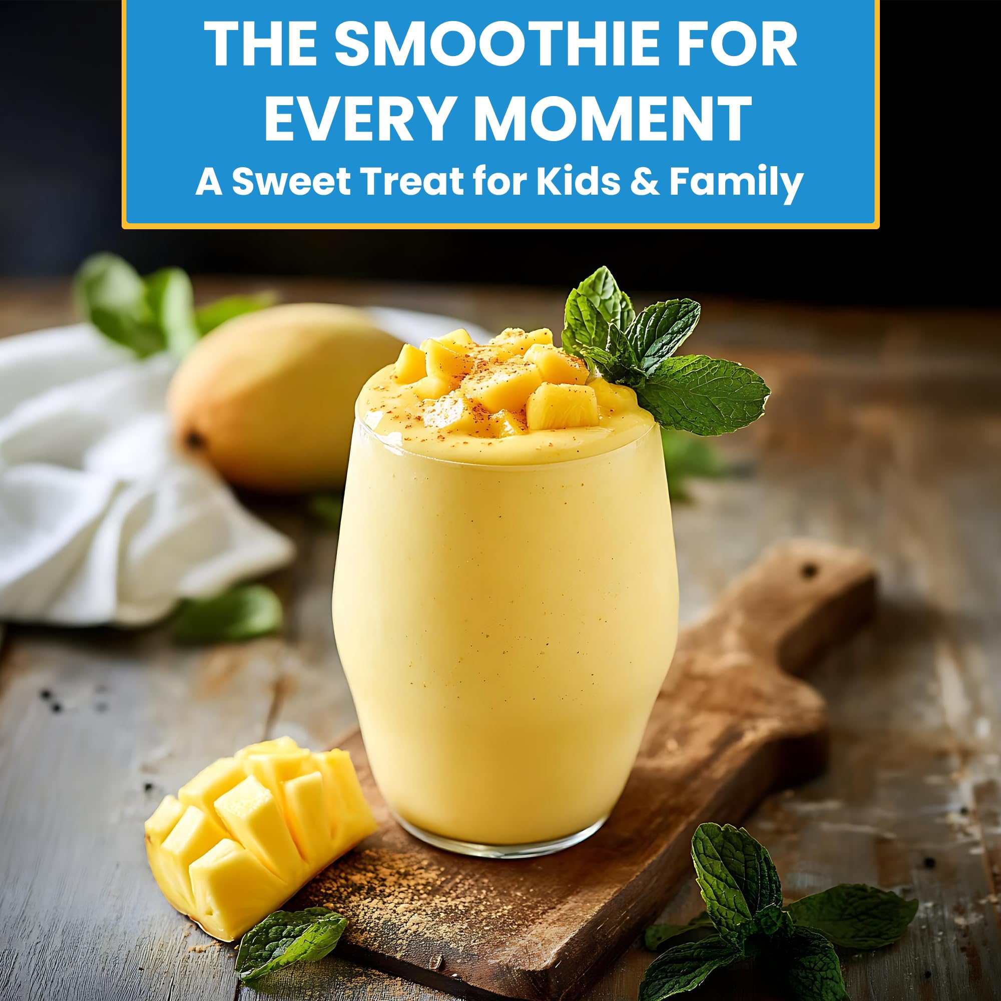 Concord Foods smoothie in blender showing easy preparation speed and texture
