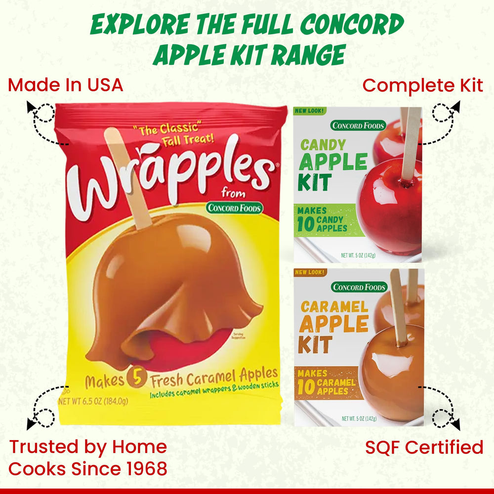 Concord Foods three boxes stacked to show compact storage and display