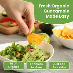 Concord Fresh Success opened seasoning packet ready to mix into avocados for speed