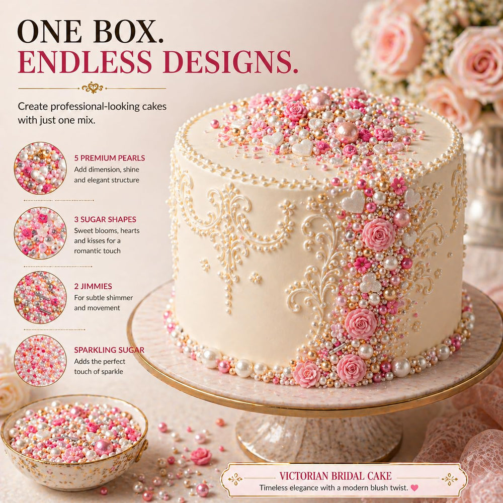 Confect sprinkles adhering to buttercream, brand ensures stable decoration performance