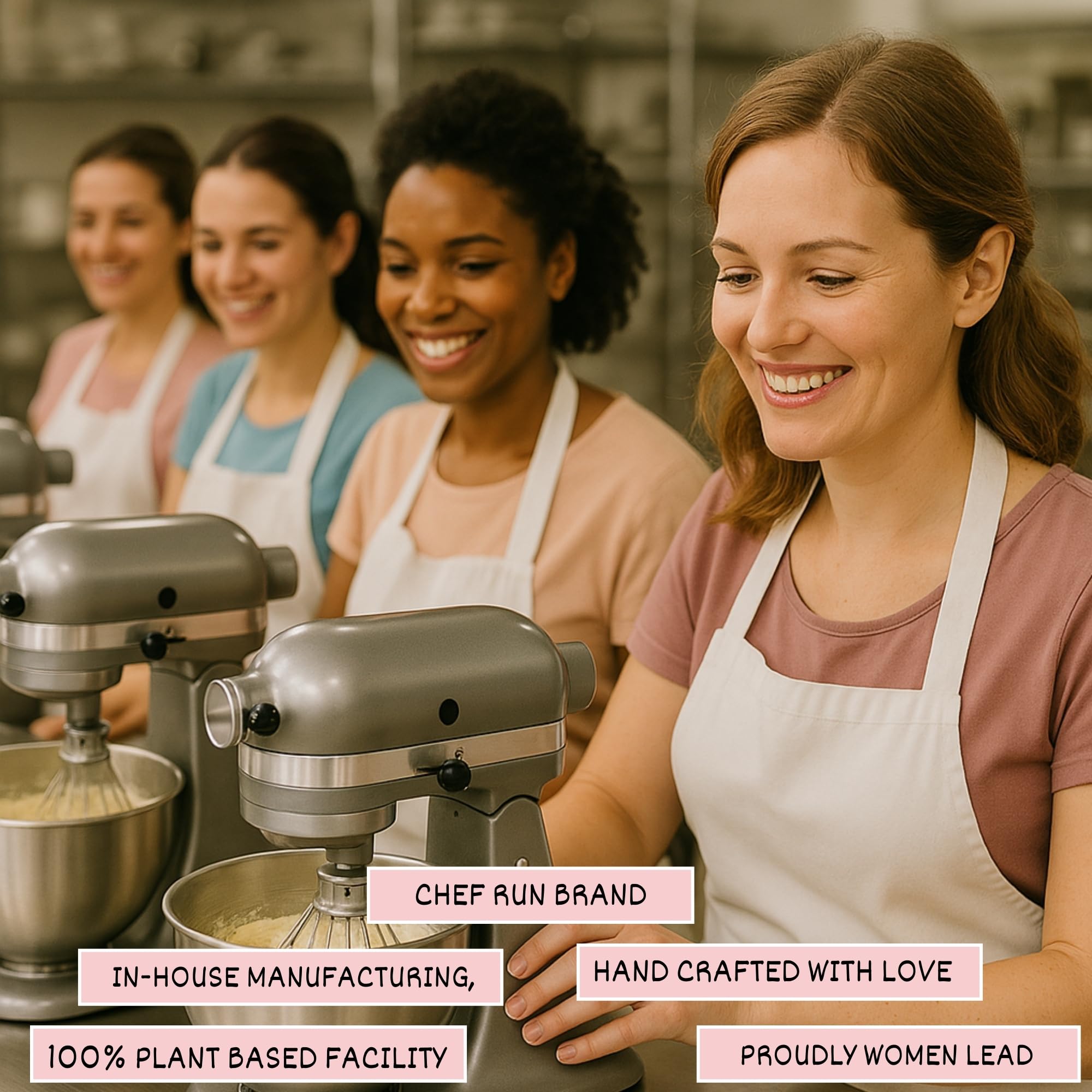 Confect product label and ingredients view emphasizing allergen-free benefits