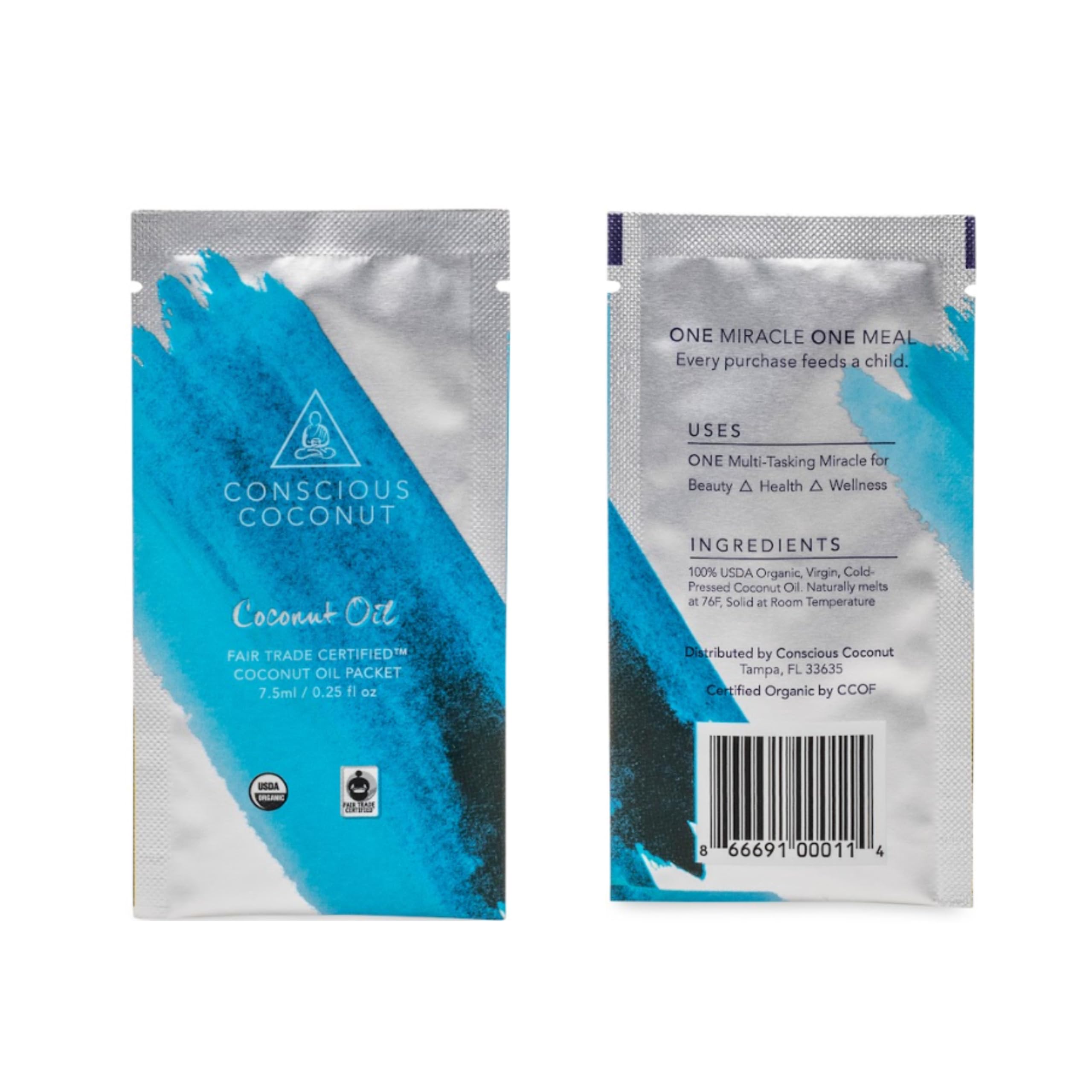 Conscious Coconut gentle application to newborn skin for soothing hydration