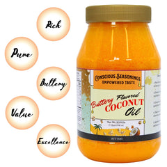 CONSCIOUS SEASONINGS pouring oil into popcorn pot demonstrating simple stovetop popping benefit