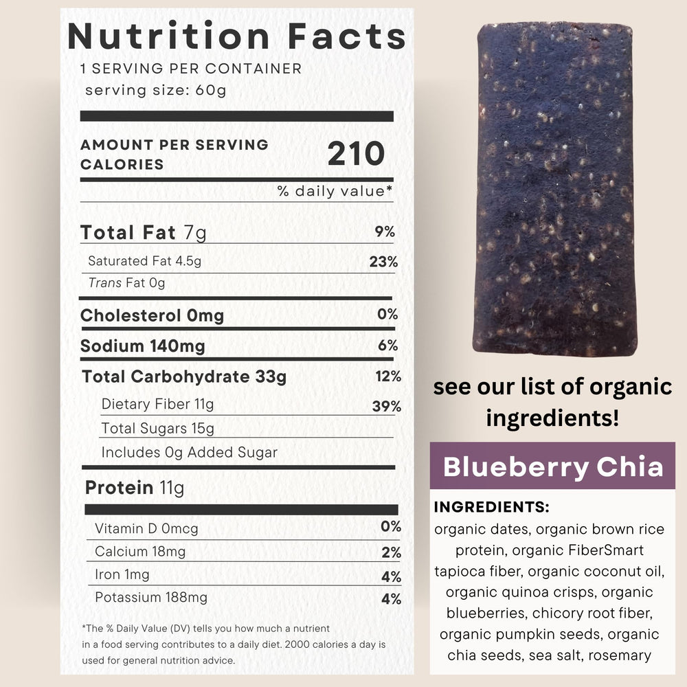Consider This close-up of bar texture highlighting fiber-rich, whole-ingredient composition and mouthfeel