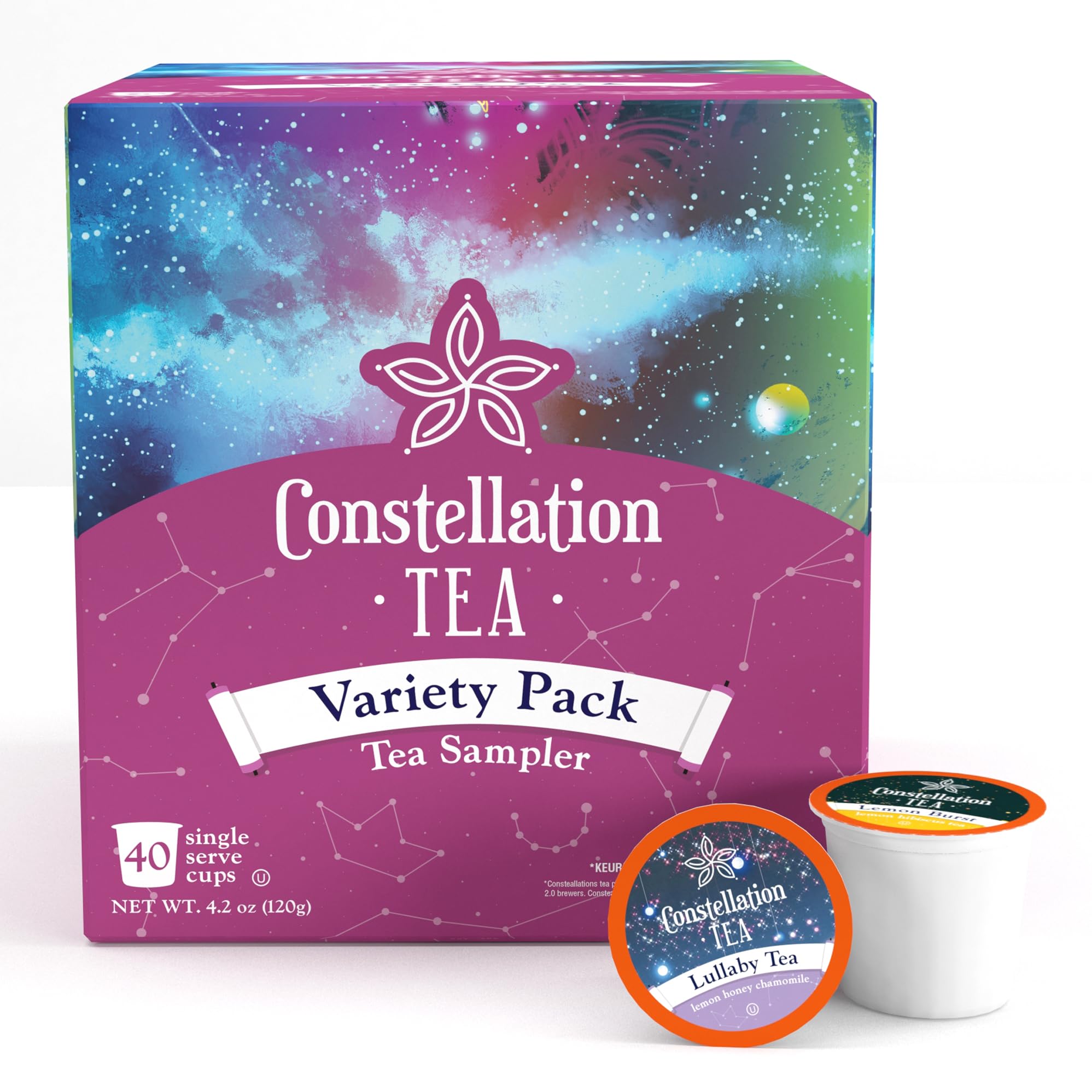 Constellation Tea label and ingredients text for informed selection