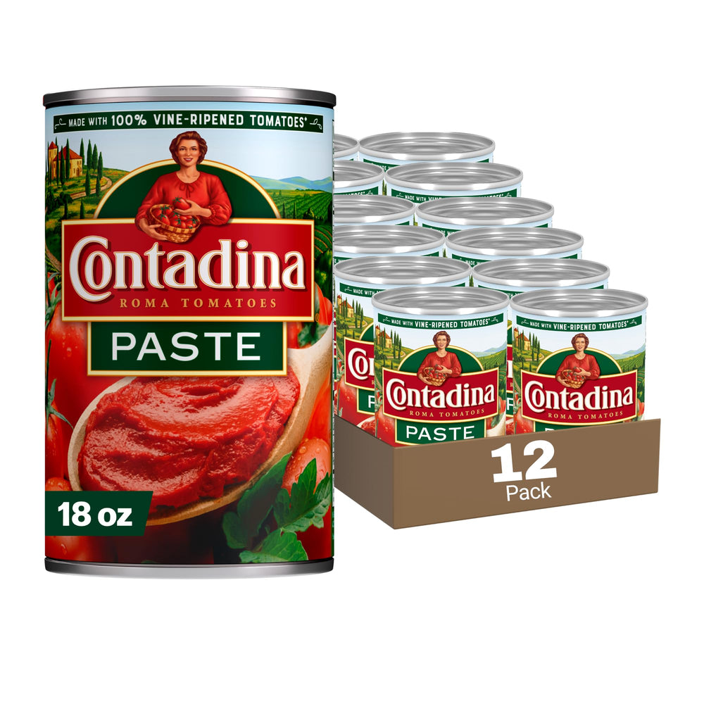 Contadina front packaging 18 oz can showing label and brand benefit