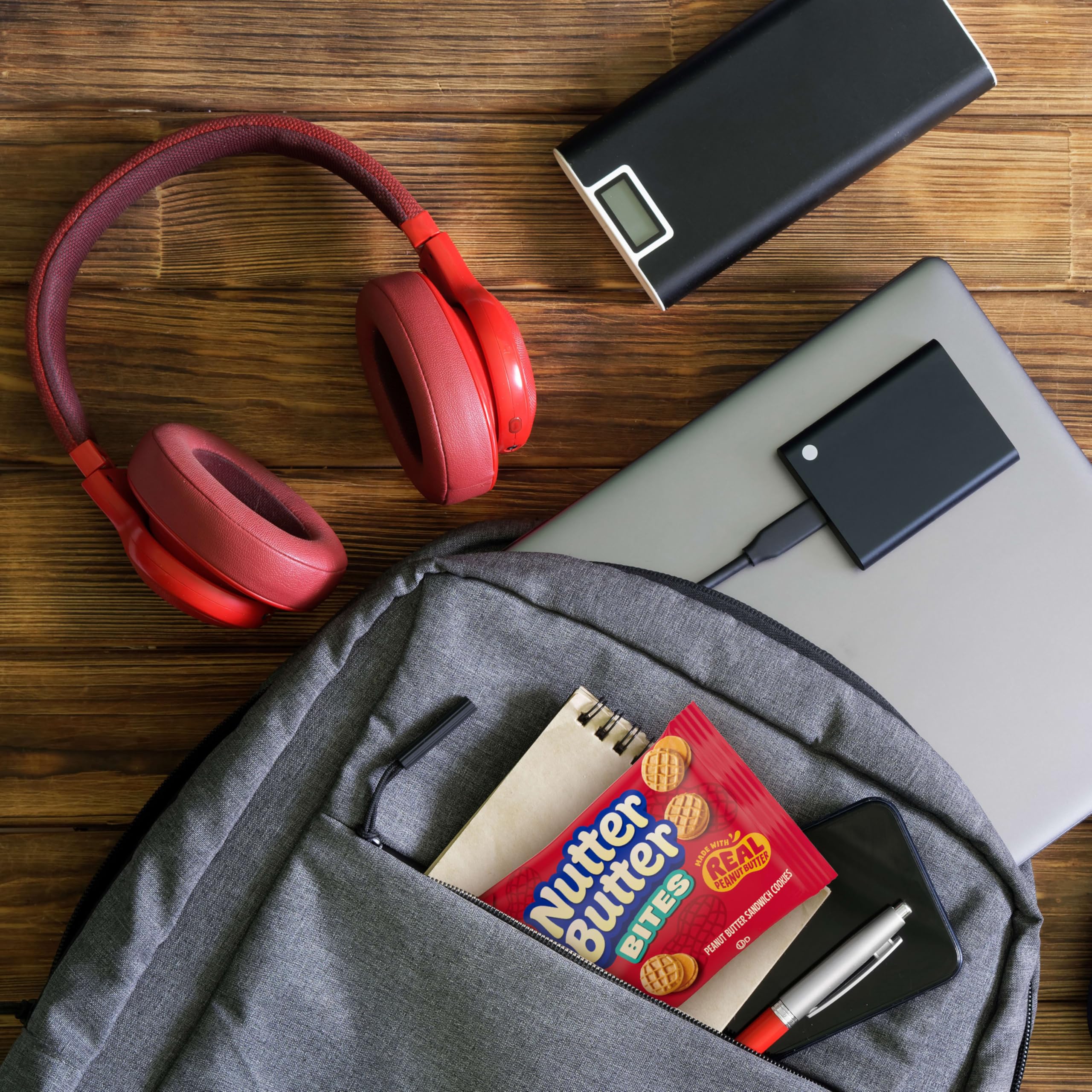 close-up of OREO mini cookie texture showing classic sandwich taste