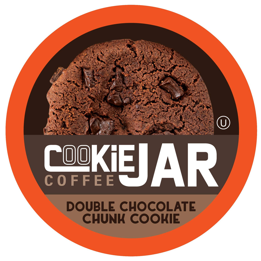 Cookie Jar front packaging showing 40-count pods and rich chocolate branding benefit convenience