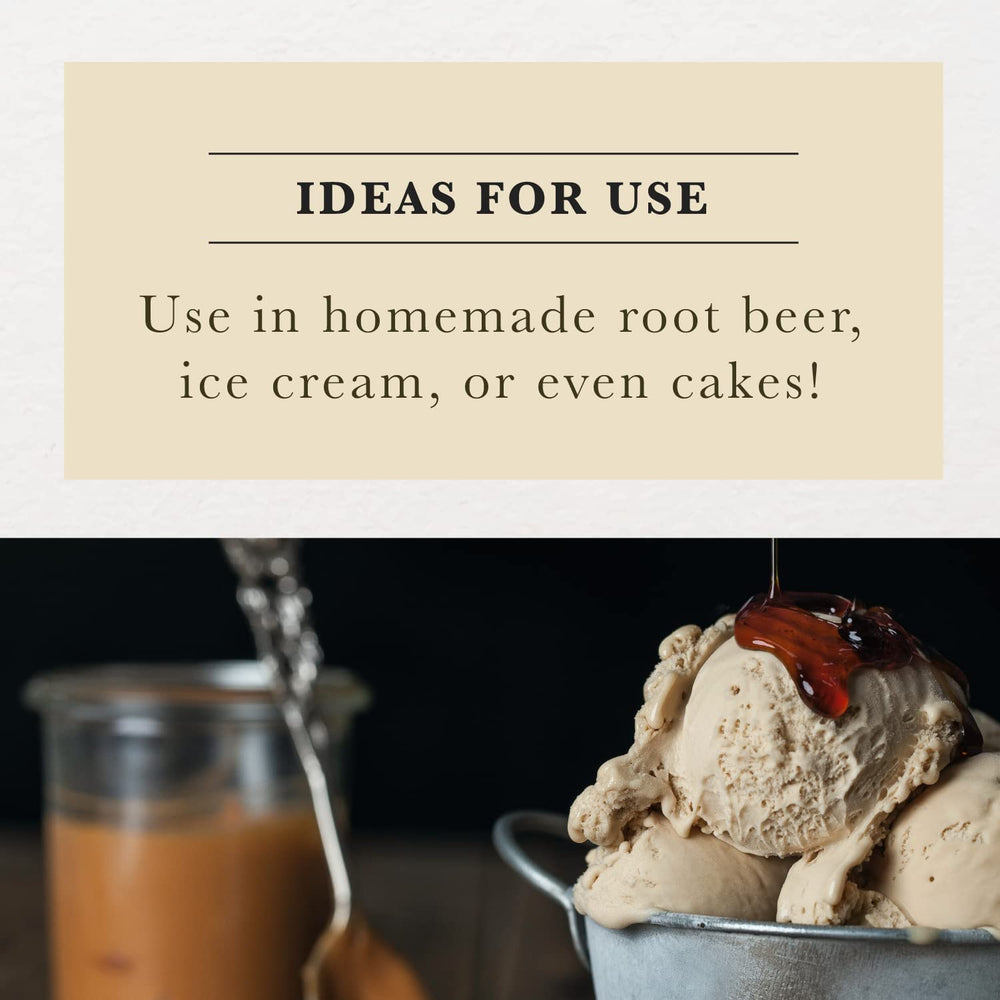 COOK'S bottle held in hand showing 8 oz scale and easy home-portioning benefit