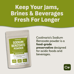 Coolinario fine white powder close-up showing smooth texture for quick dissolving