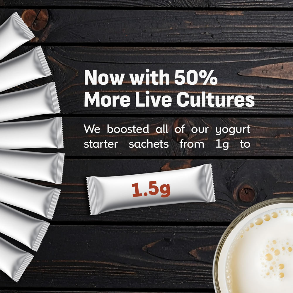 spoon lifting creamy kefir texture made with Coolinario starter for richness