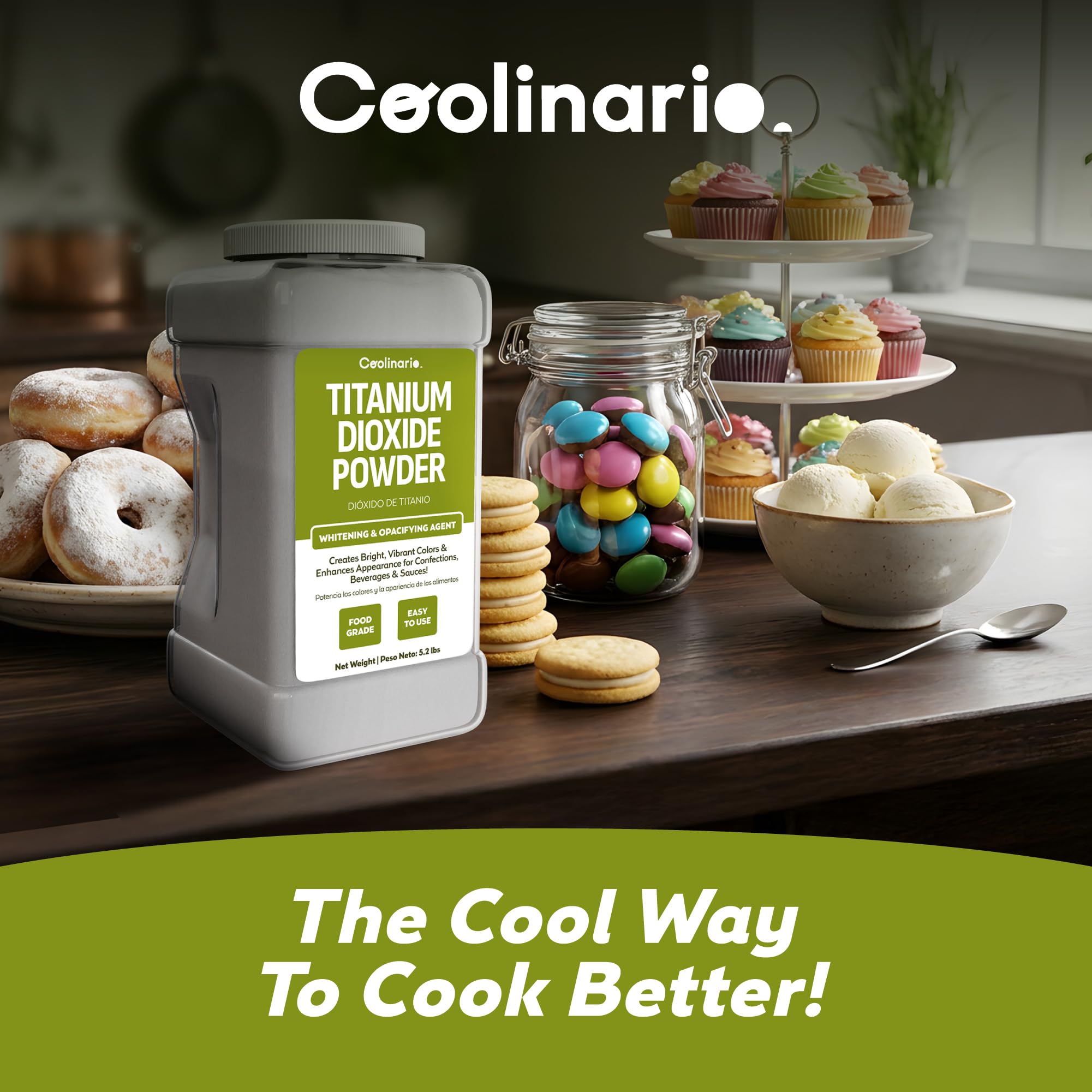 Coolinario airtight storage container showing protection from moisture and clumping