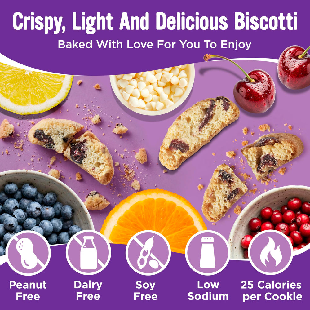 COOPER STREET cranberry and orange biscotti detail showcasing fruit pieces