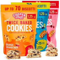 COOPER STREET front packaging showing variety pack and weight, great for gifting