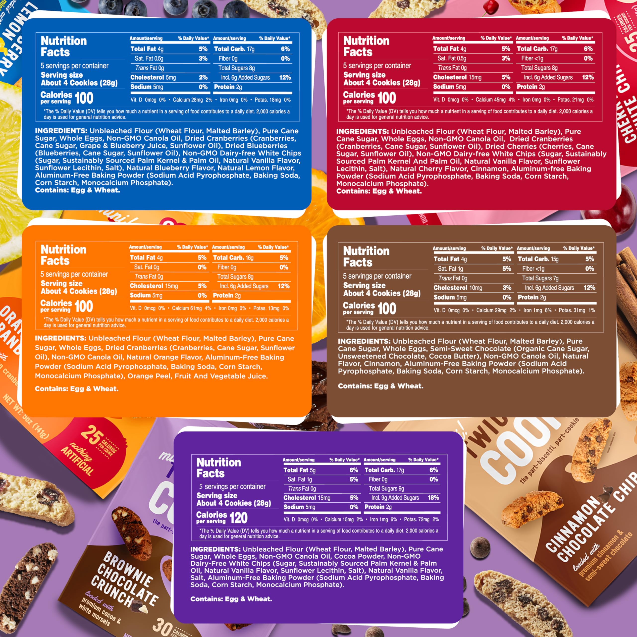 COOPER STREET biscotti assortment arranged in a gift basket for sharing