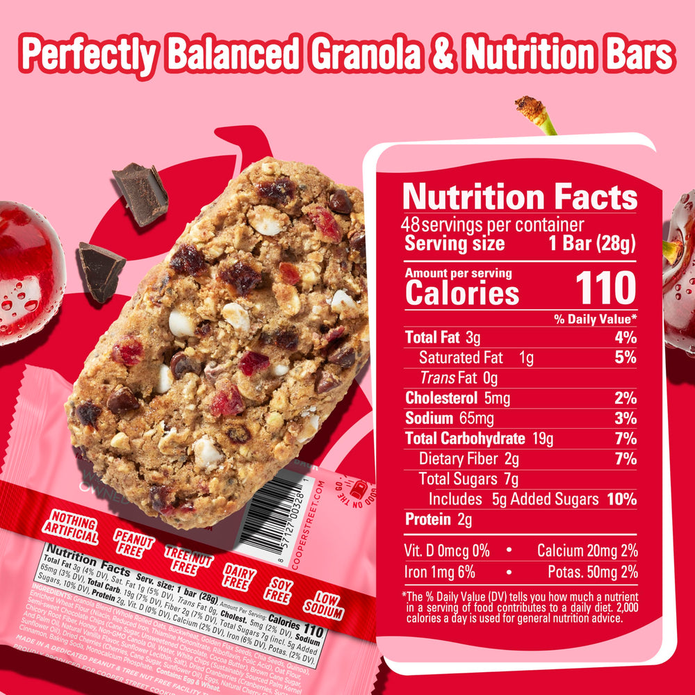 COOPER STREET nut-free certification label reassuring allergen-safe choice