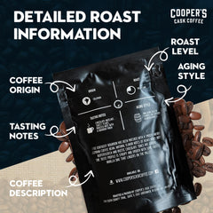 Cooper's Cask pour-over brew in progress emphasizing balanced aroma and clarity
