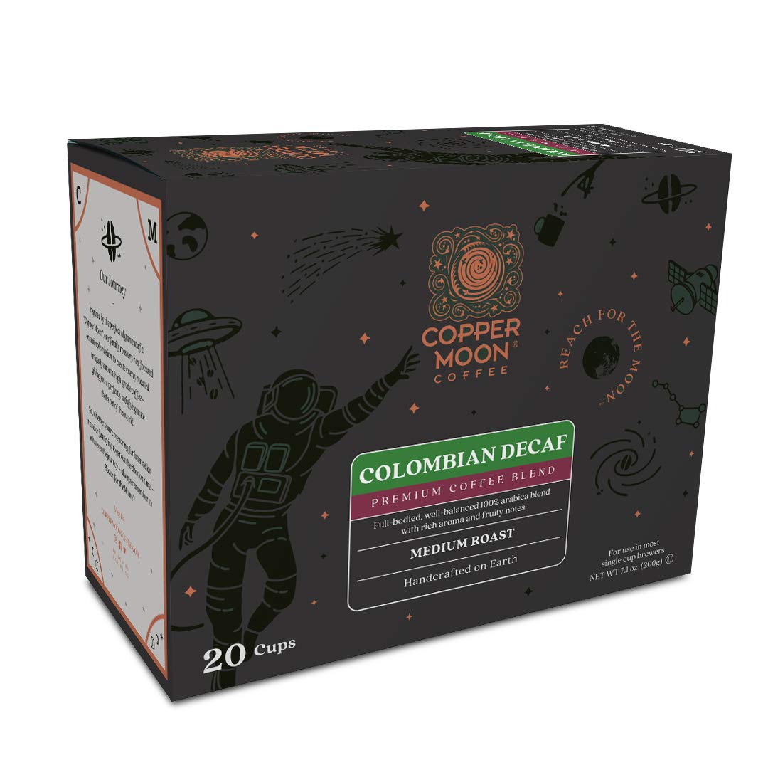 Copper Moon close-up of ground coffee texture highlighting smooth flavor