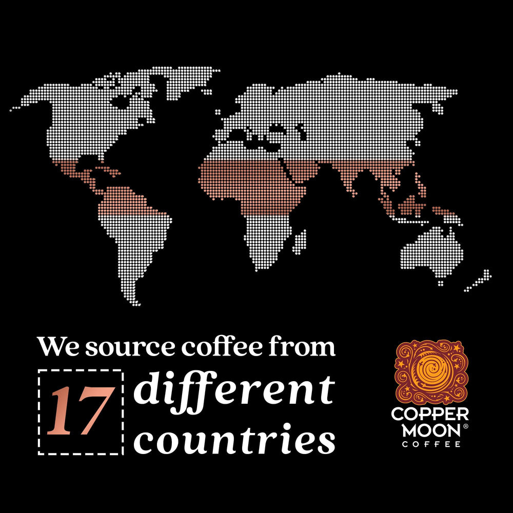 Copper Moon pod brewing espresso stream demonstrating rich extraction
