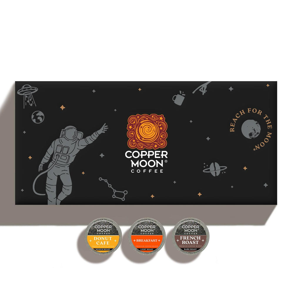 Copper Moon front packaging showing variety pack benefits and count