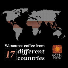 Copper Moon ground coffee texture showing roast quality and aroma