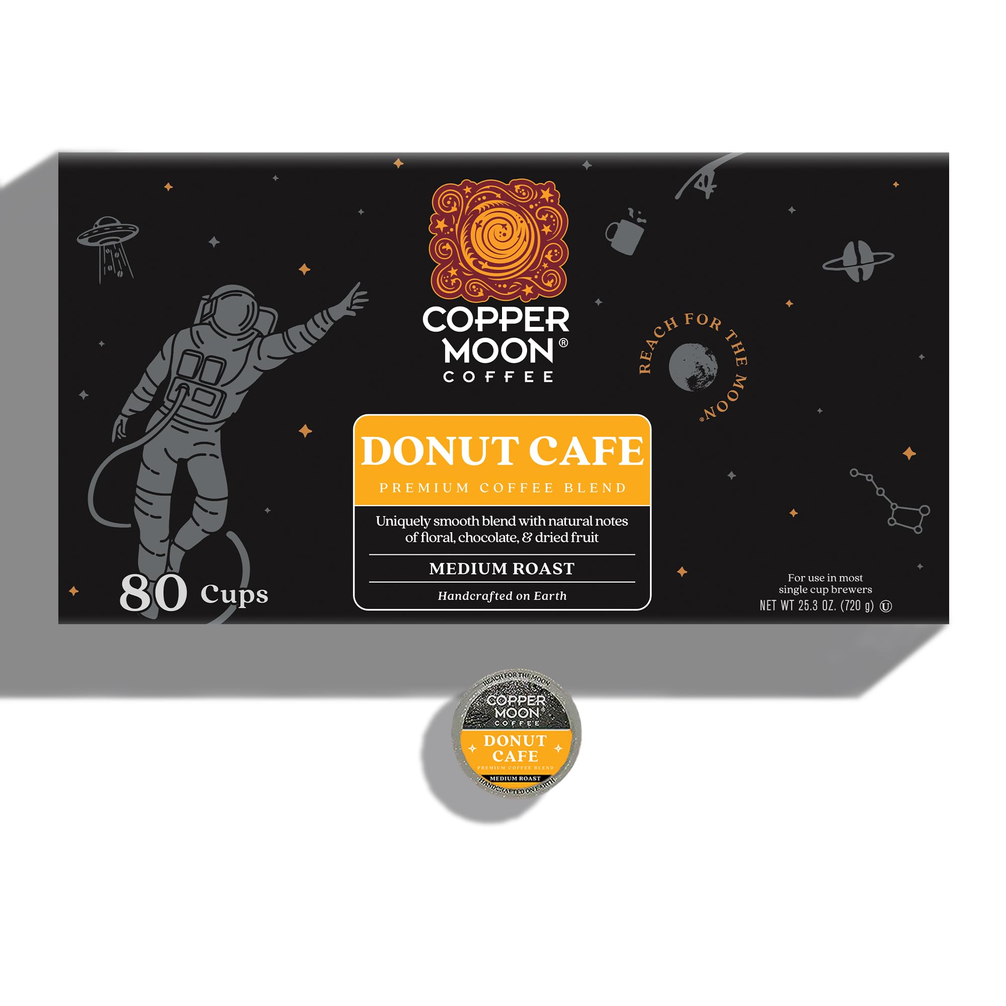 Copper Moon single K-Cup pod close-up highlighting freshness preservation