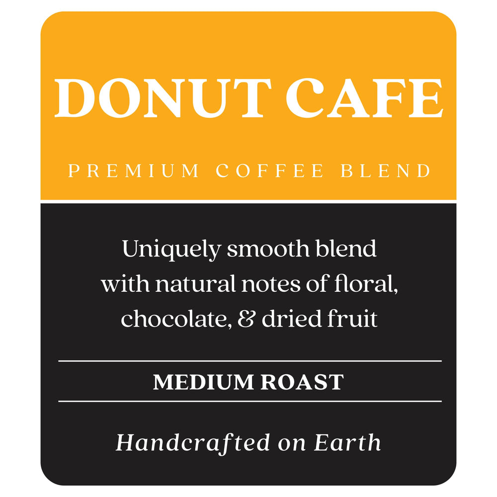 Copper Moon opened pod revealing ground coffee and rich bean texture