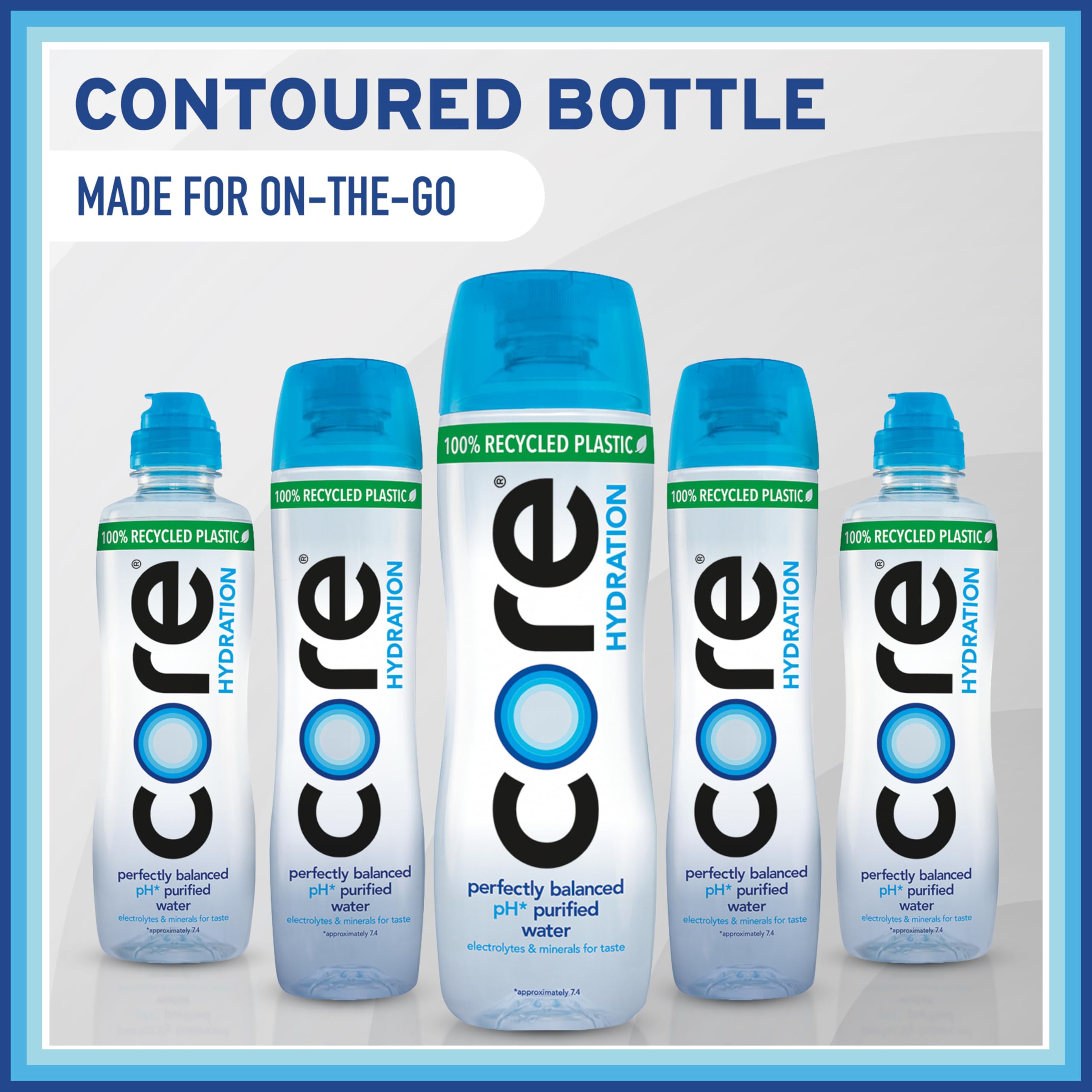 Core bottle on kitchen counter showing household readiness and easy serving