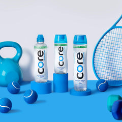 Core close-up of bottle texture highlighting ergonomic grip benefit
