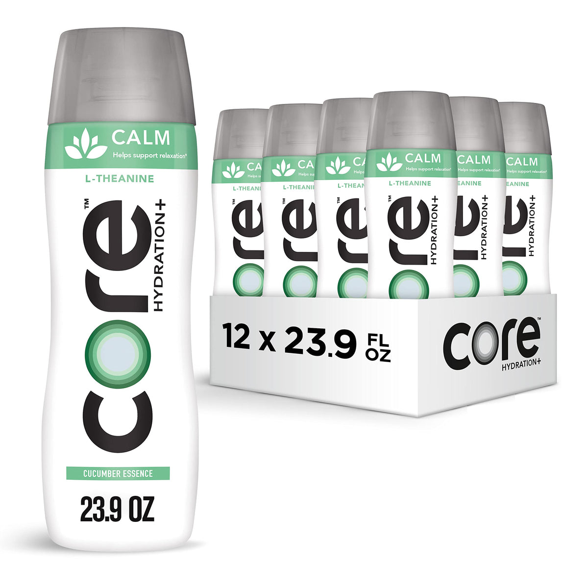 CORE Hydration+ Calm front bottle showing label and logo for calm hydration