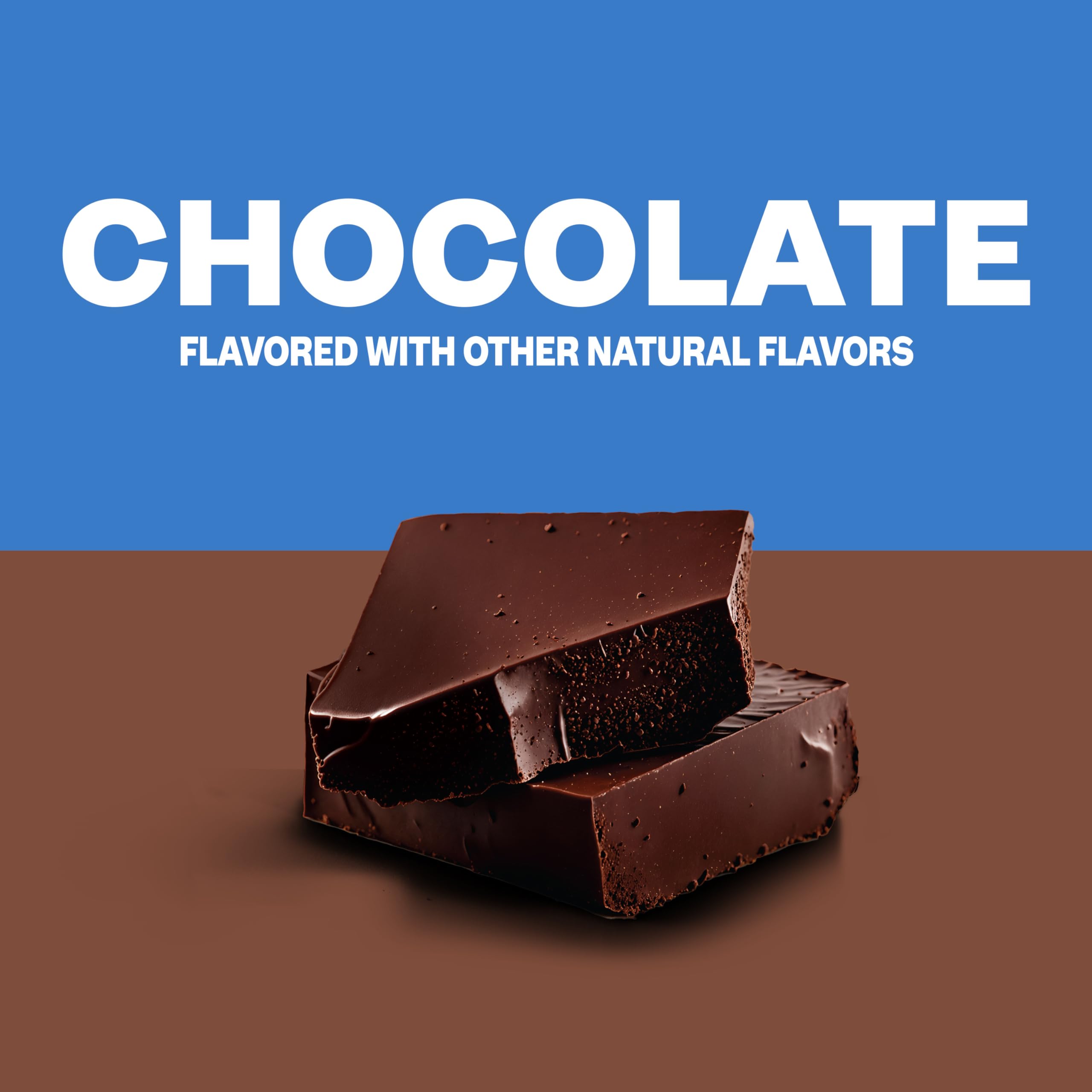 Chocolate Core Power Elite being poured into glass to show creamy texture