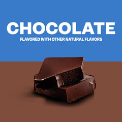 Chocolate Core Power Elite being poured into glass to show creamy texture