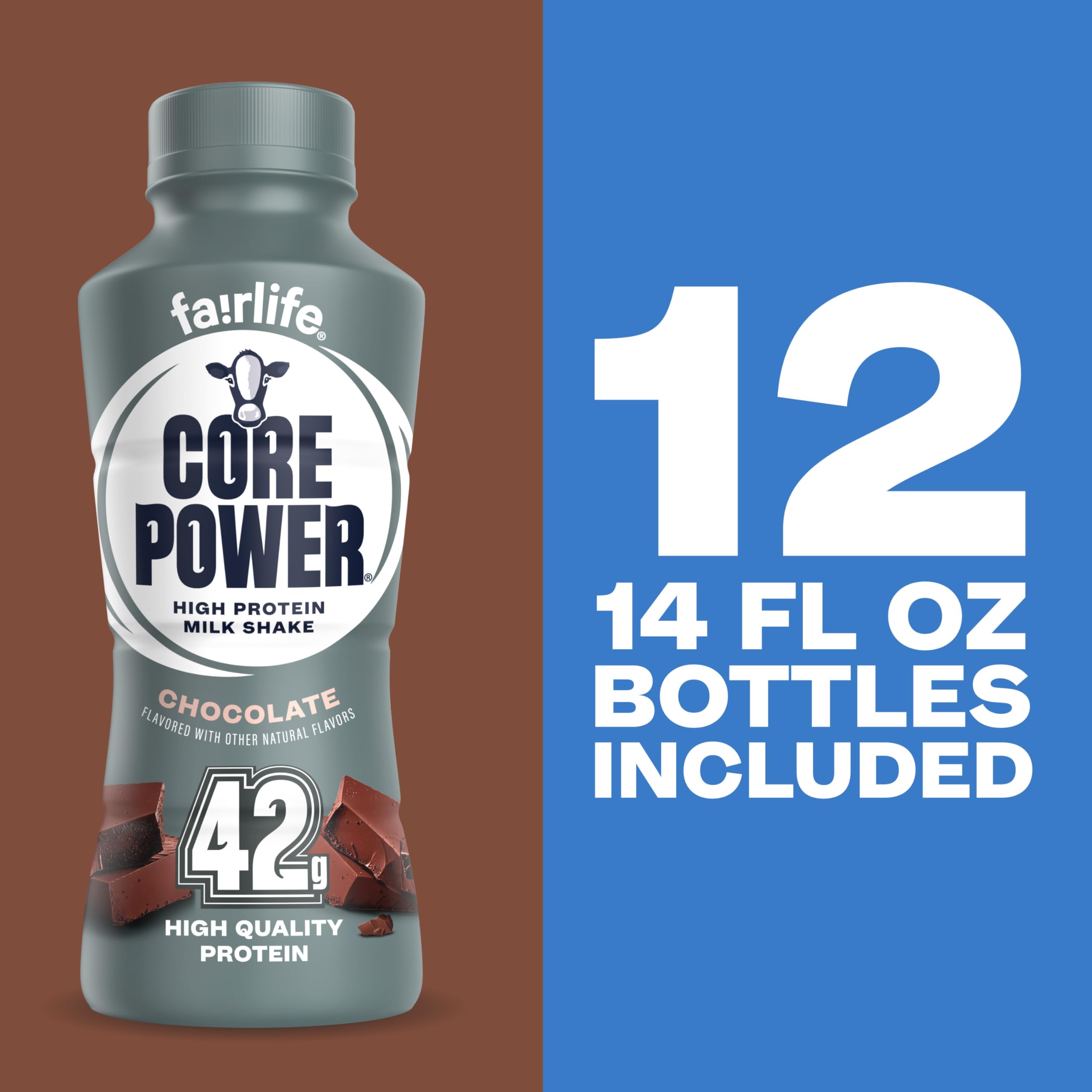 Hand holding Core Power Elite bottle for size comparison and convenience