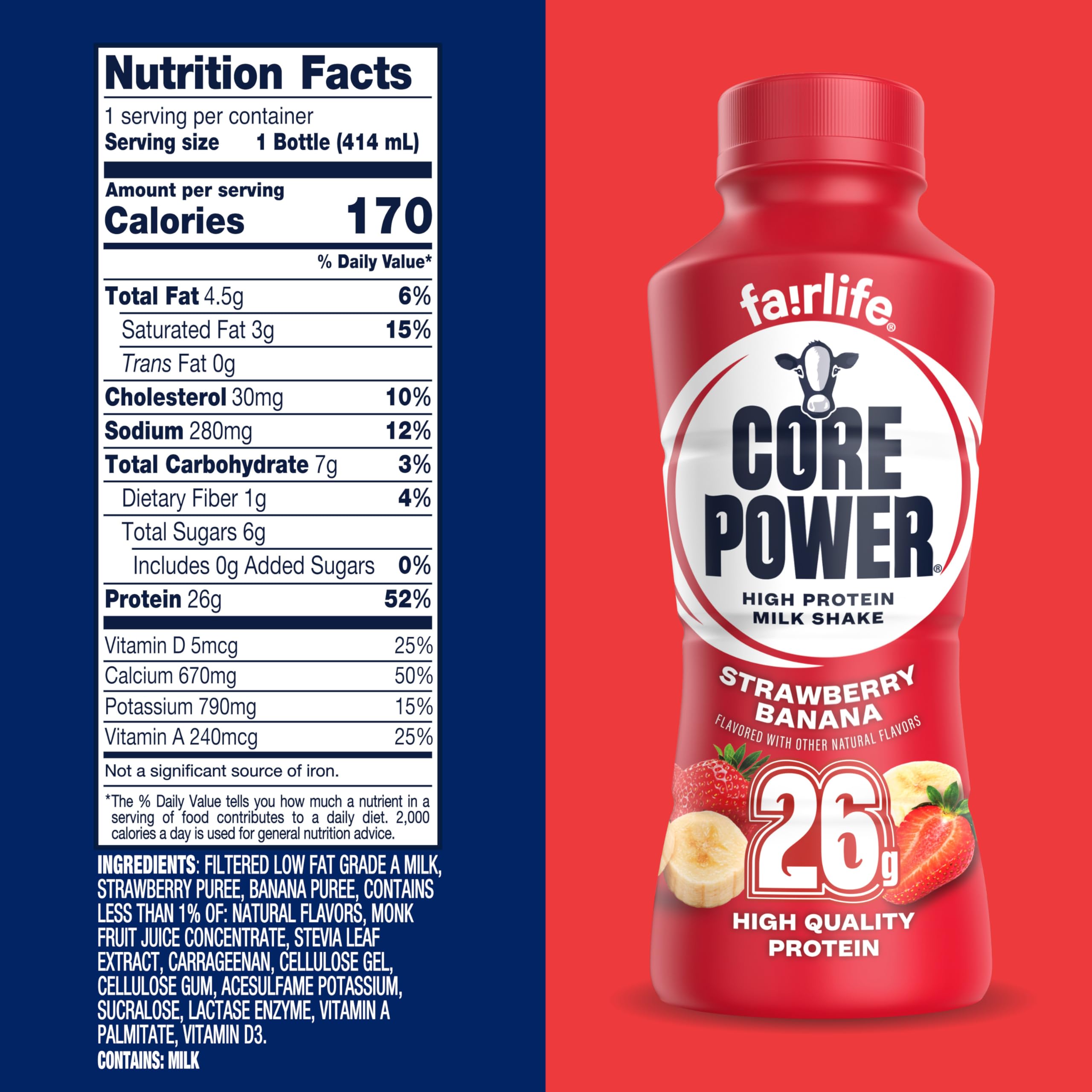 Core Power bottle in gym fridge illustrating post-workout fueling benefit