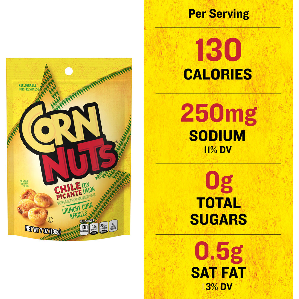 Corn Nuts close-up of roasted kernel texture for satisfying crunch