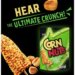 Close-up of Corn Nuts kernels highlighting crunchy texture and bold seasoning