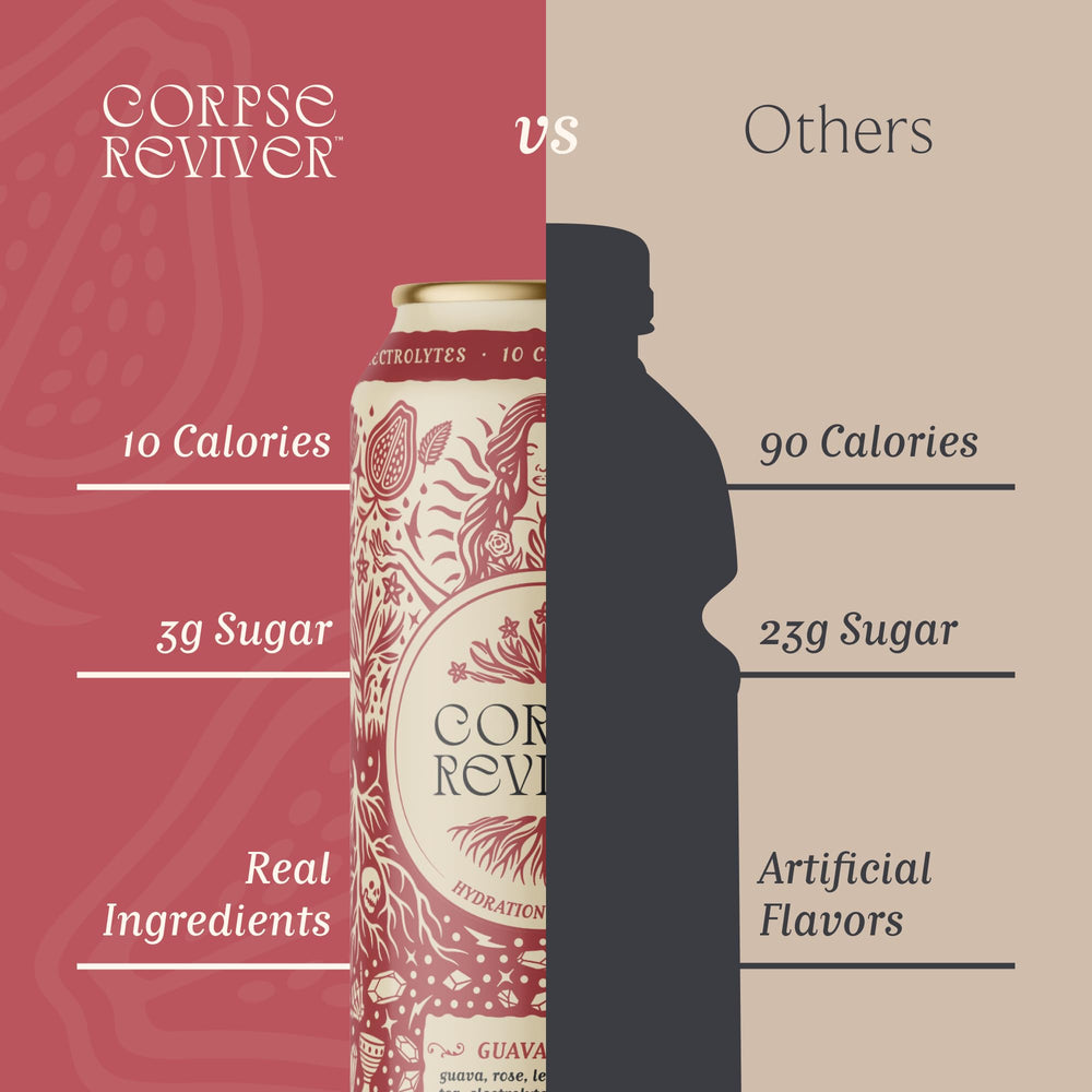 CORPSE REVIVER carbonation bubbles texture conveying refreshing fizz