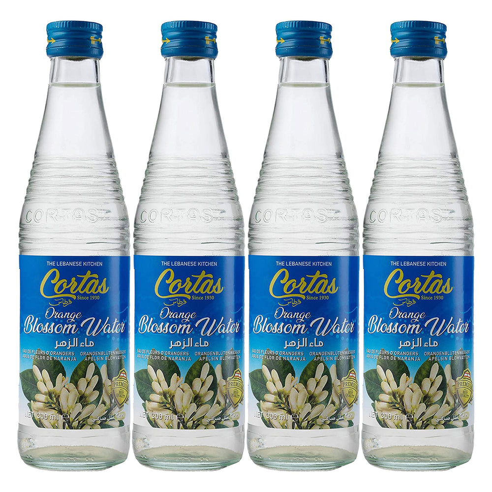 Cortas bottle front packaging showing product and floral aroma benefit