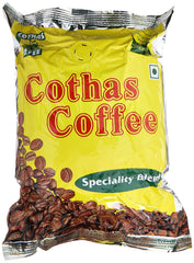 Cothas Coffee front packaging showing label and weight for confident purchase