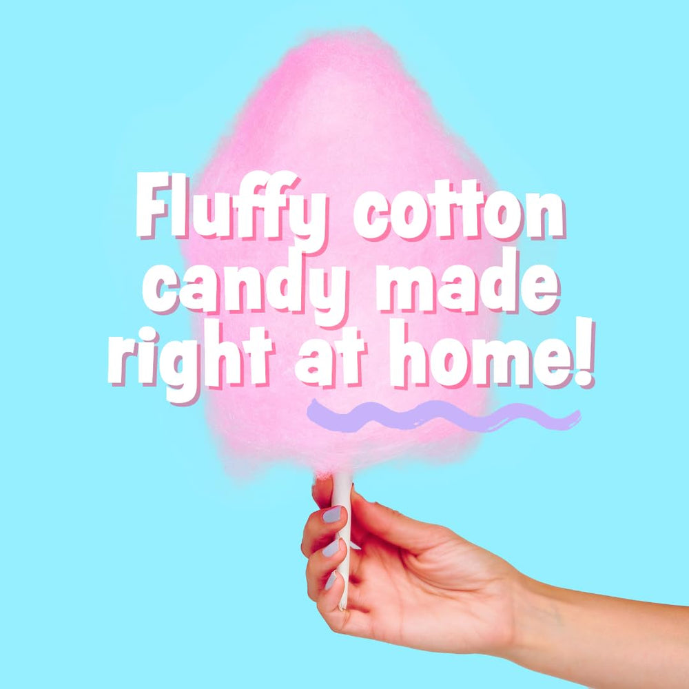 Cotton Candy Express close-up of sugar texture to show fine-grain blend for smooth spinning