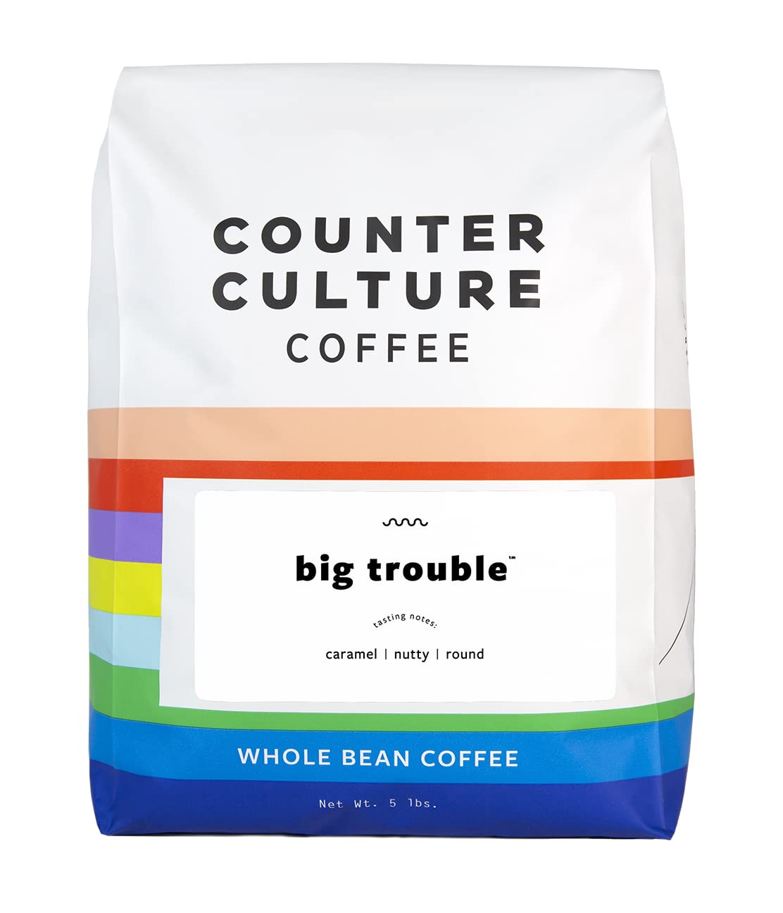 Counter Culture Big Trouble front bag view showing brand and roast clarity