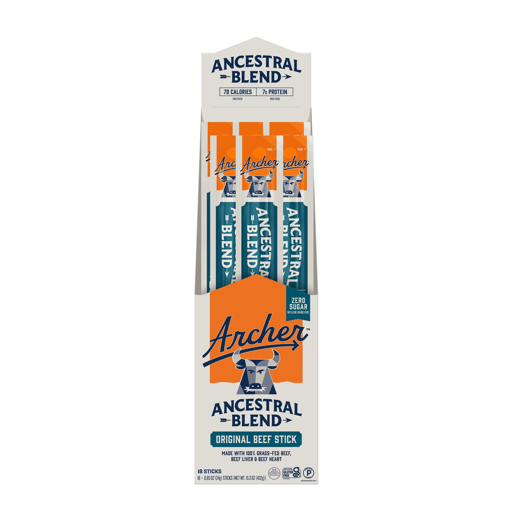 Country Archer front packaging showing 18-pack and original flavor benefit