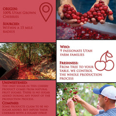 Country Spoon concentrate close-up showing thick cherry texture and vibrant color, intense flavor