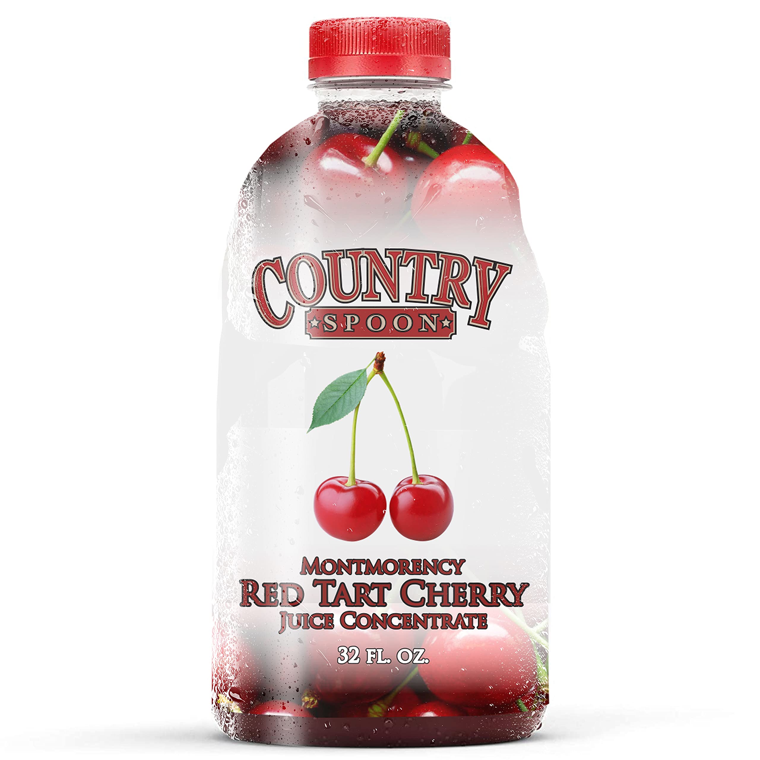 Country Spoon front bottle showing 32 oz concentrate and clear branding benefit: recognizable shelf presence