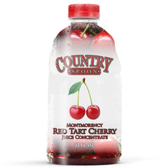 Country Spoon front bottle showing 32 oz concentrate and clear branding benefit: recognizable shelf presence