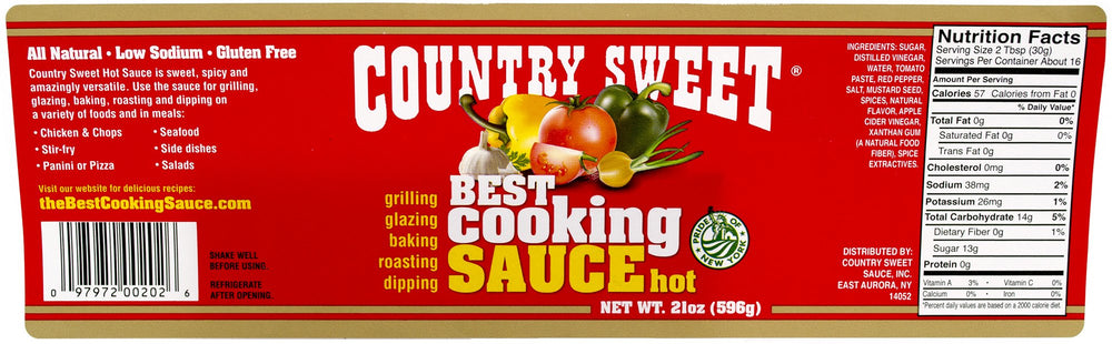 Country Sweet hot glazed on grilled chicken, demonstrates caramelized finish and flavor boost