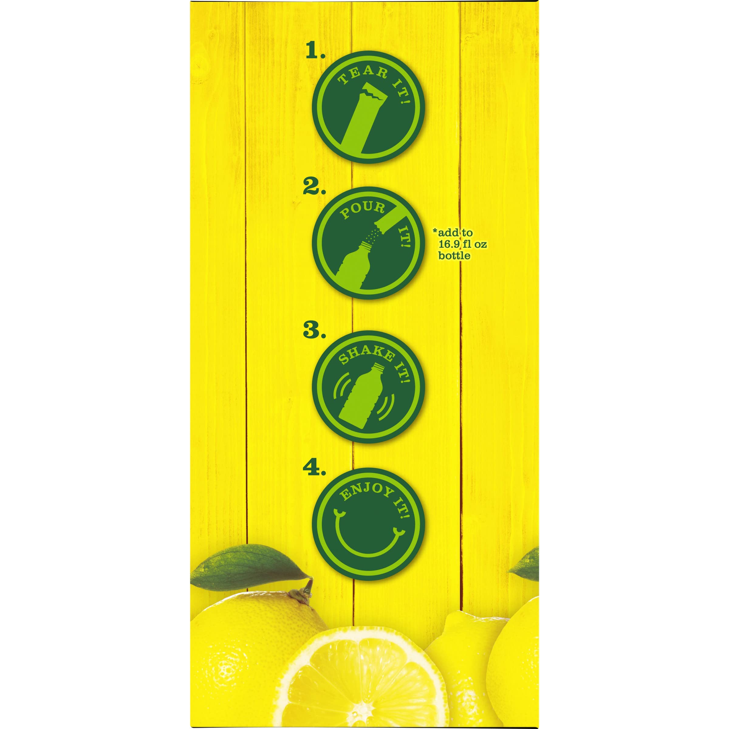 Country Time lemonade packets in a picnic bag in a park setting for ready-to-drink lifestyle benefit
